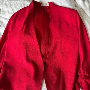 Artizia Babaton Power Waist Blazer in Red Color, Size 00